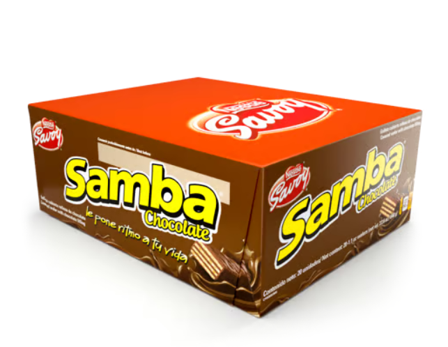 SAMBA DE CHOCOLATE X CAJA DE 20UNDS