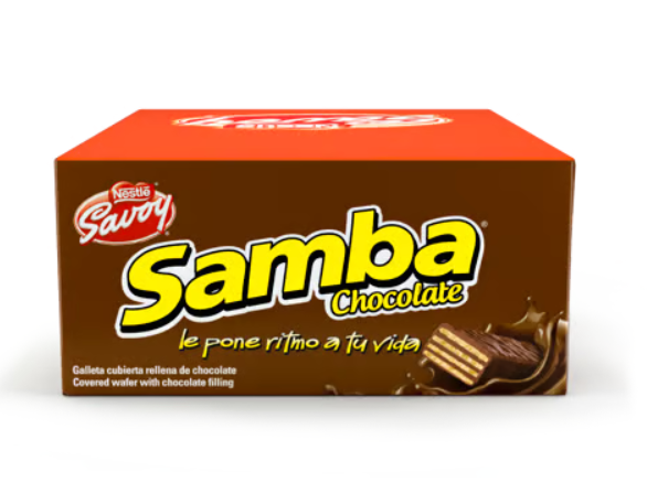 SAMBA DE CHOCOLATE X CAJA DE 20UNDS