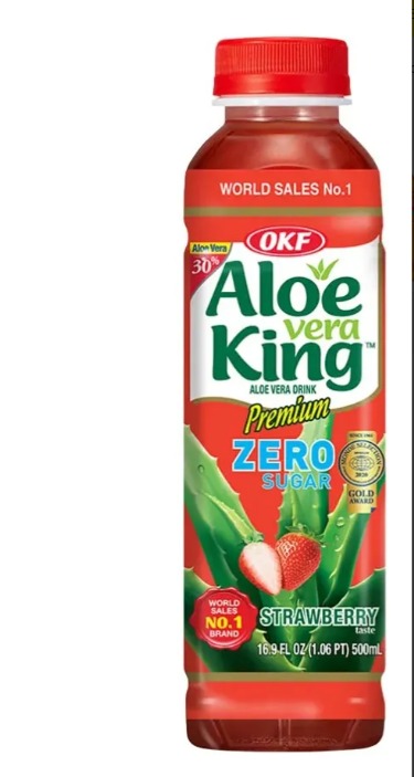 ALOE VERA KING FRESA CERO AZUCAR 500ML
