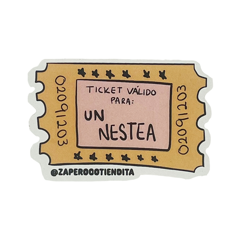Sticker Ticket Nestea