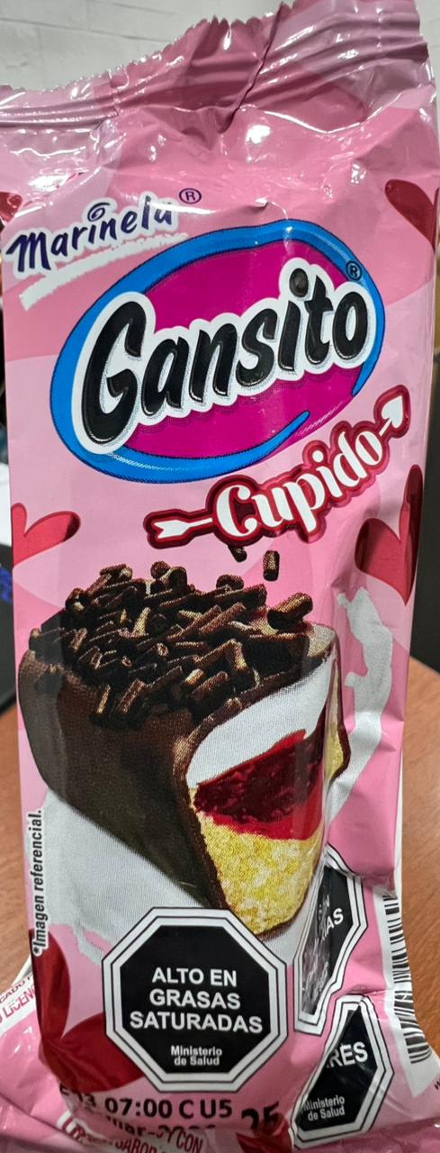 GANSITO 50G (BUSCOCHO RELLENO Y CON COBERTURA DE CHOCOLATE) CUPIDO