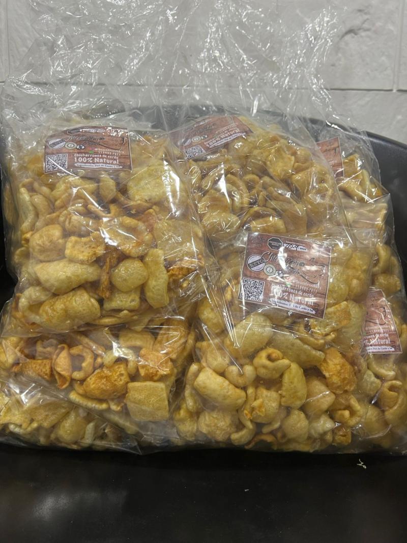 CHICHARRON NATURAL 50 GR (PAQ X12 UND)