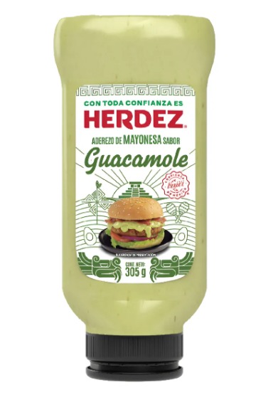 ADEREZO DE MAYO HERDEZ SALSA GUACAMOLE *305GR