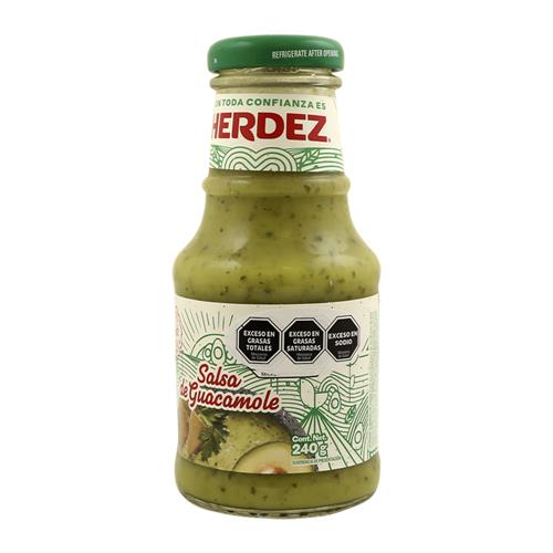 SALSA DE GUACAMOLE HERDEZ 240 GR