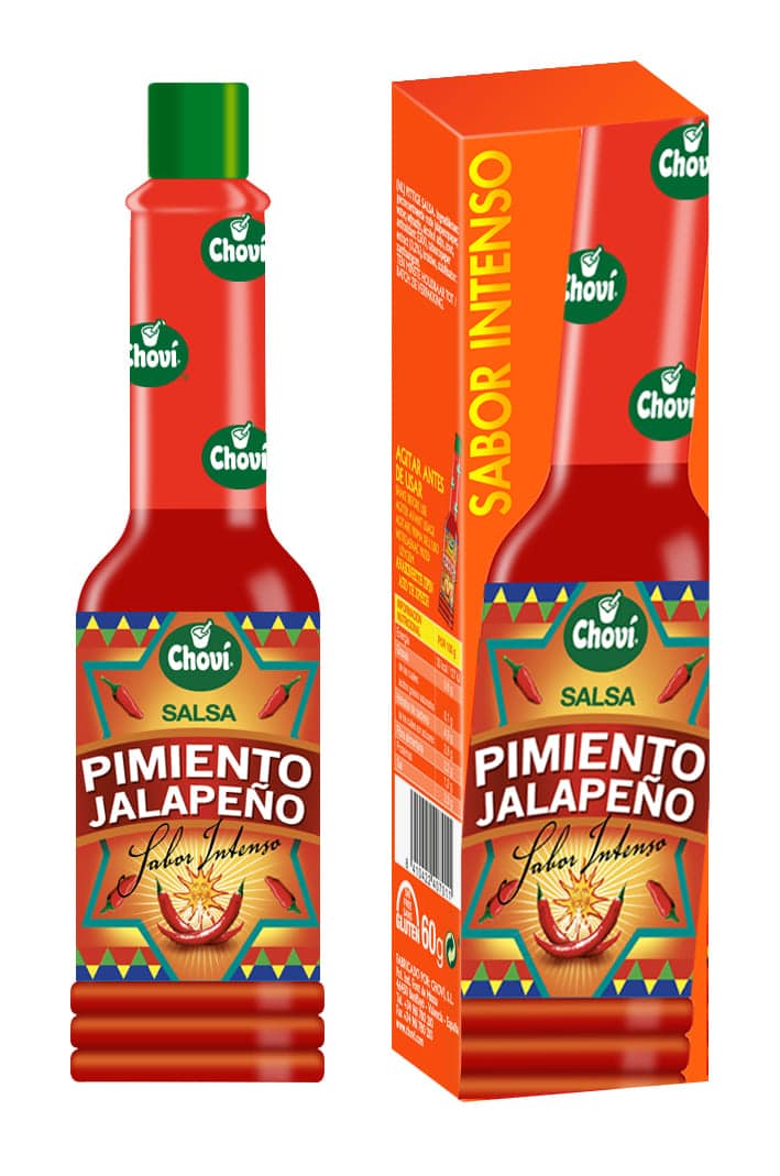 SALSA CHOVI PIMIENTO JALAPEÑO CJA 60 G X12
