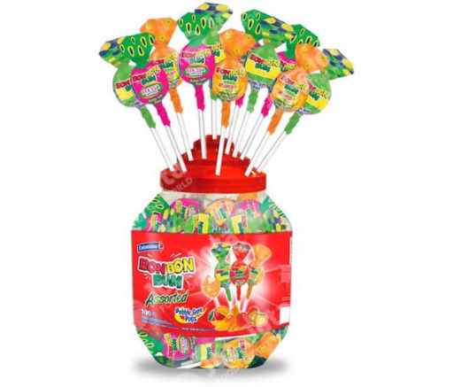 PROMO CHUPETINES BON BON BUM POTE SURTIDO X 100UNDS X2 POTES