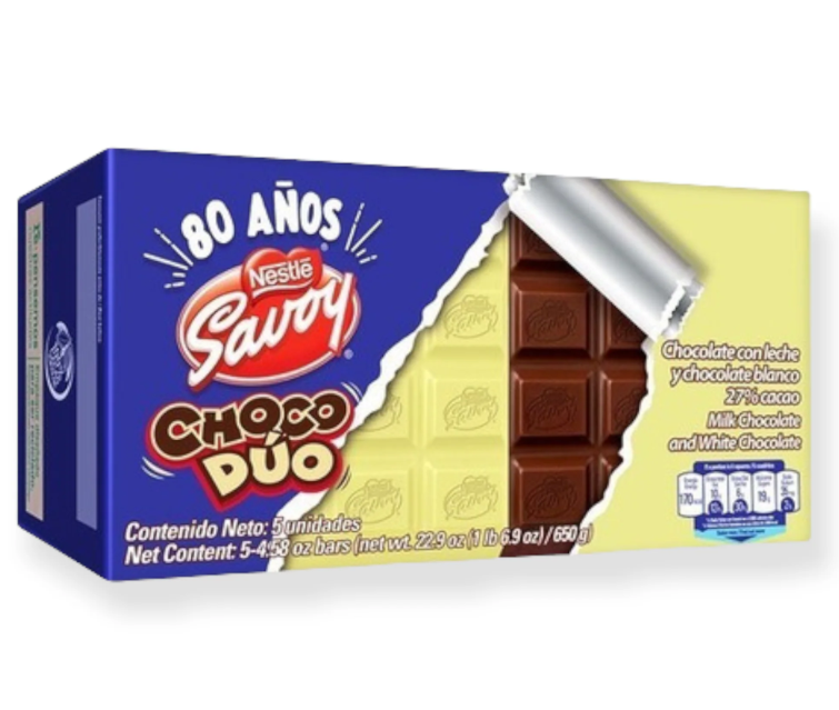 CAJA DE SAVOY DUO X 130GR X 5UNDS