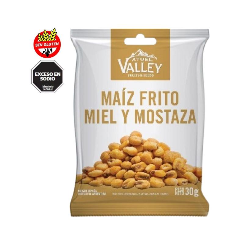 MAIZ FRITO MIEL Y MOSTAZA 30 GR ATUEL VALLEY