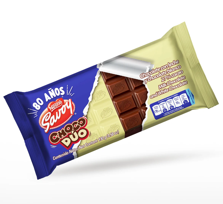 CHOCOLATE SAVOY DUO X 130GR