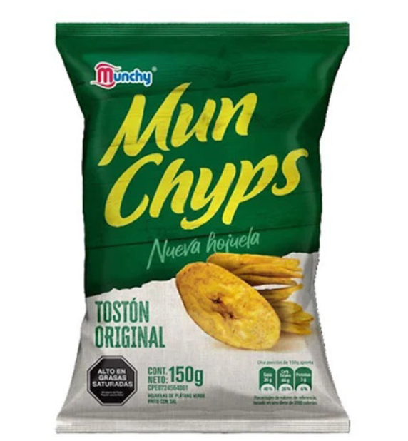 PLATANO VERDE MUNCHY 150GR