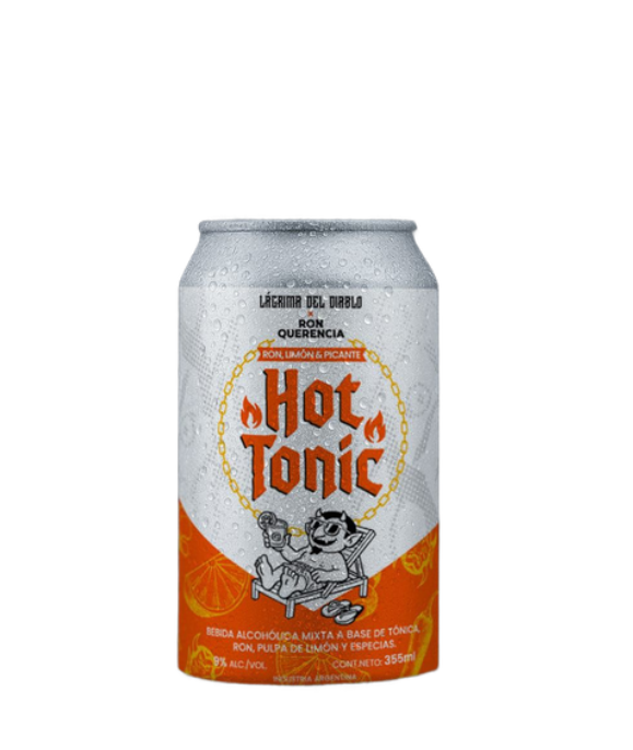 HOT TONIC BEBIDA ALCHÓLICA MIXTA PICANTE X 12 UNDS