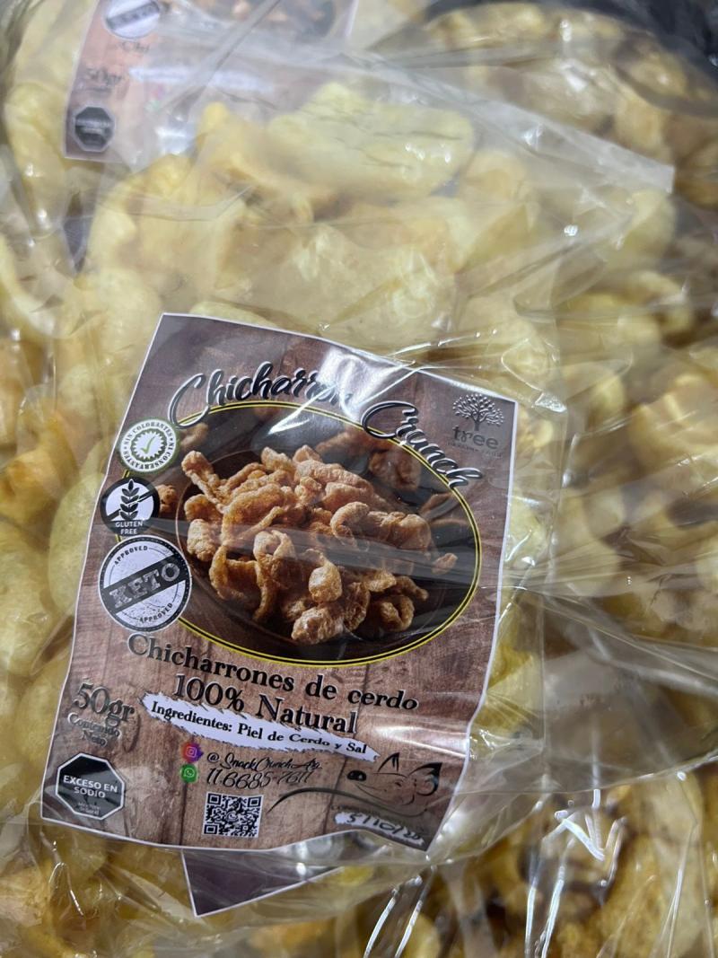 CHICHARRON NATURAL 100GR (PAQ X10UND)