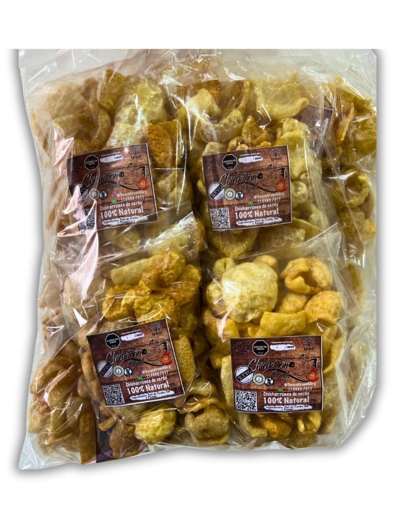 CHICHARRON NATURAL 100GR (PAQ X10UND)