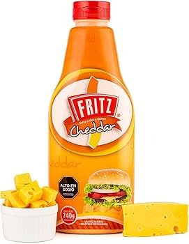 SALSA FRITZ CHEDDAR POTE 740G X UND