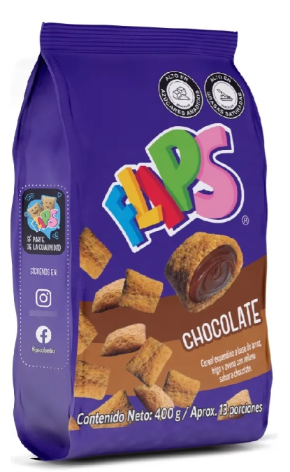 Flips Chocolate Bolsa x 400gr