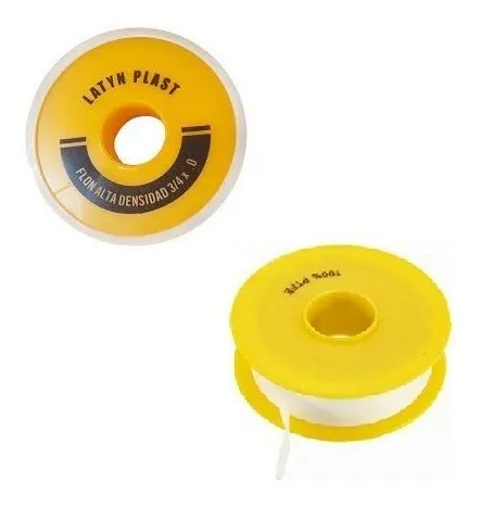 Cinta De Teflon De 1/2 X 10 Mts Alta Densidad Latyn Plast