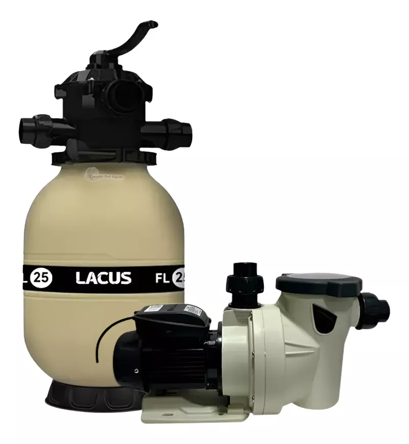 COMBO FILTRO FL 25 BOMBA FIT 33 1/3HP LACUS ELEKTRIM PARA PILETA DE 15.000 LTS