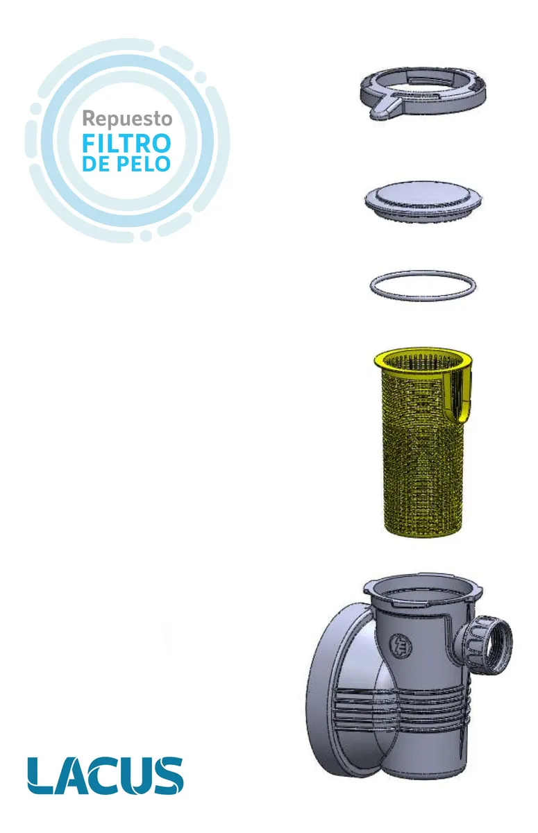 REPUESTO FILTRO DE PELO PARA BOMBA PL Y FIT LACUS ELEKTRIM