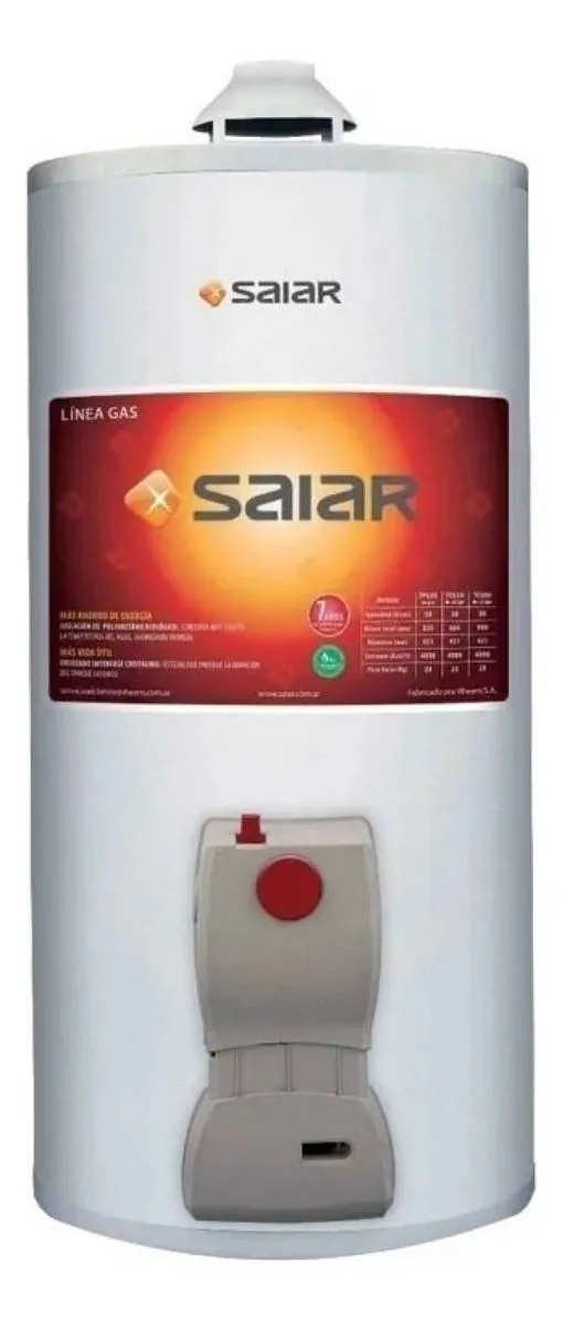 Termotanque Multigas De Colgar 50 Litros Saiar