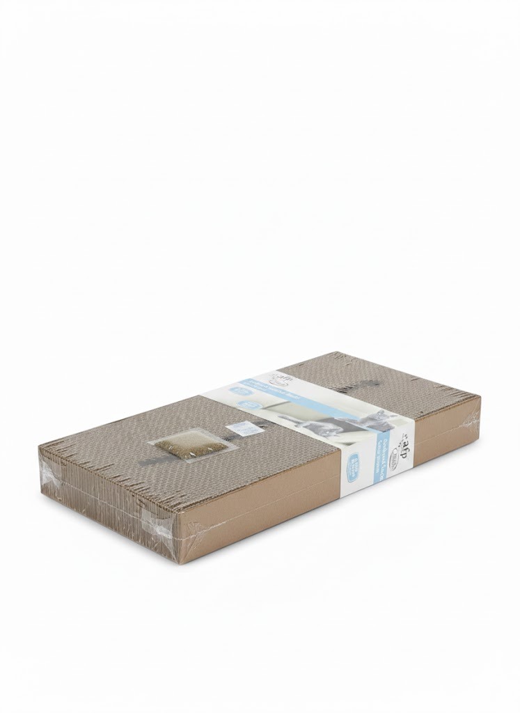 Rascador Carton Para Gatos Con Catnip Afp 48x24cm Mascotas