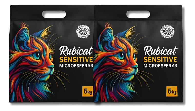Piedritas Para Gatos Aglomerantes Rubicat Sensitive Microesferas 10kg