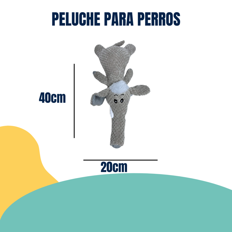 Juguete Peluche Para Perros Animales Diseños Chifle Mascotas