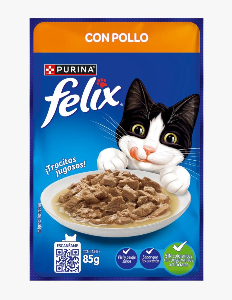 Felix Pouch Gato Adulto Pollo 85gr