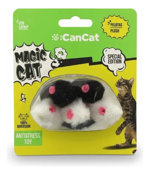 Juguete X5 Ratoncitos Con Catnip Cancat Para Gatos Mascotas