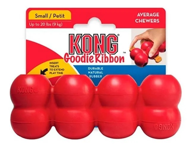 Juguete Mordillo Rellenable Goodie Ribbon Small Kong Perros