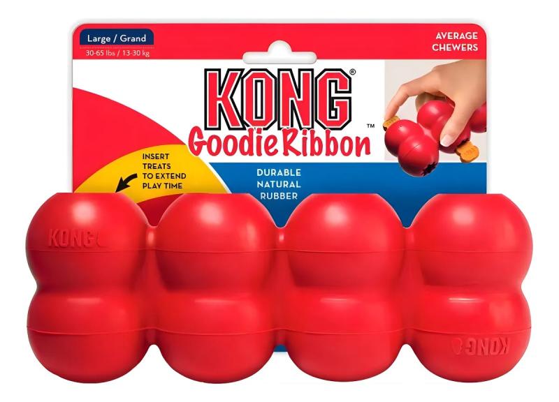 Juguete Mordillo Rellenable Goodie Ribbon Large Kong Perros