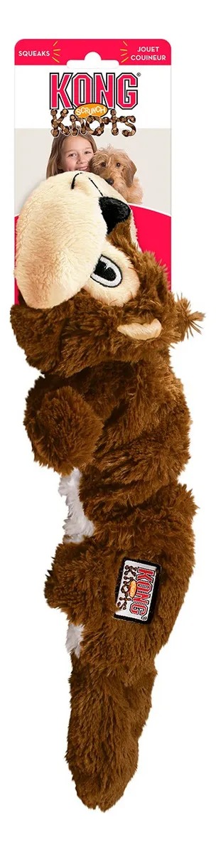 Juguete Peluche Scrunch Knots Squirrel Ardilla Md/LG Kong