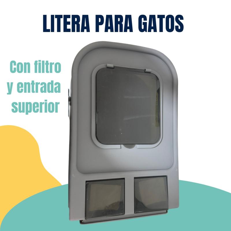 Litera Bandeja Cerrada Aurora Arenero Sanitario Petlisis