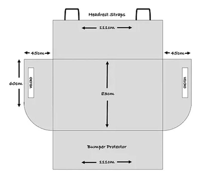 Kong Travel Funda Cobertor 4x4/suv Con Cinturón De Seguridad