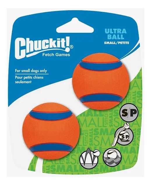 Juguete Pelota Ultra Ball Small X2u Chuckit Perros Mascotas