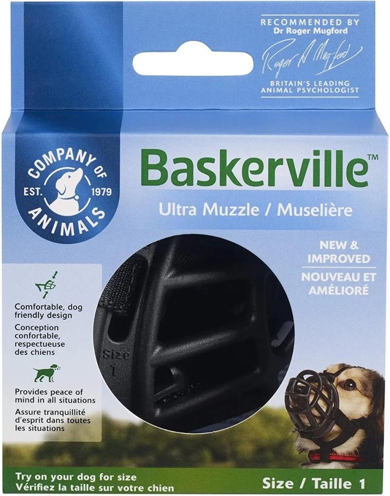 Bozal Ajustable Baskerville Ultra Muzzle Perro Talle 1