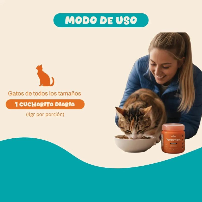 Probioticos Gatos Suplemento Digestivo Alergia Ruffitos 120g