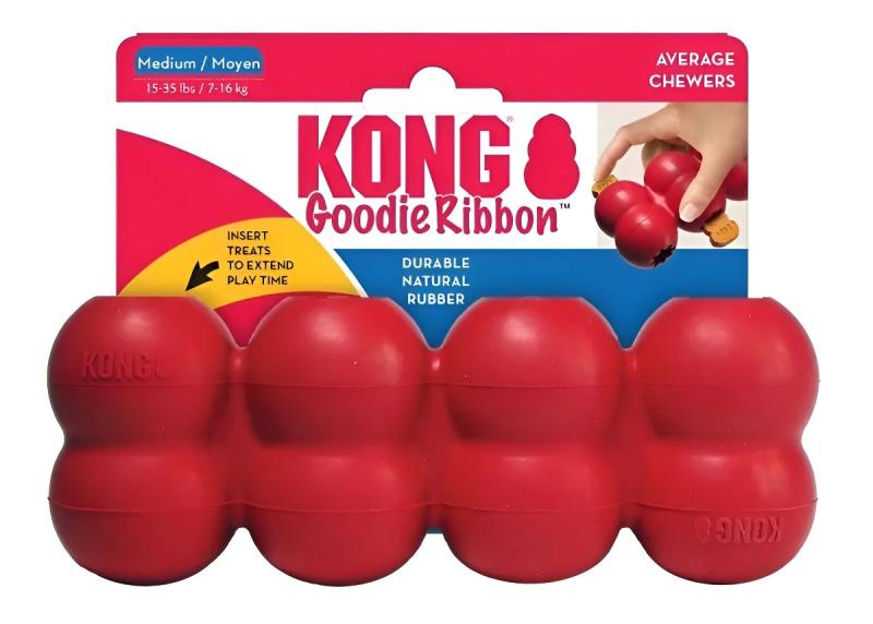 Juguete Hueso Goodie Ribbon Mediano Kong Perros Mascotas