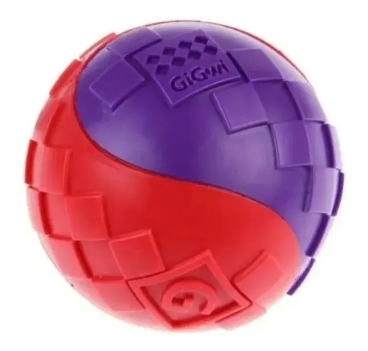 Juguete Pelota Para Perro Solida C/ Chifle 5cm Mascotas