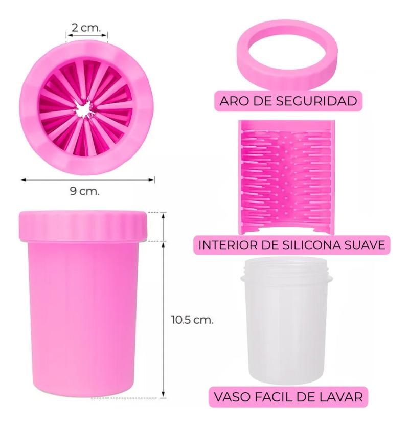Limpia Pata Para Mascotas Silicona Grande