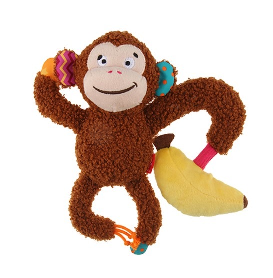 Juguete Peluche Para Perros Mono Banana Gigwi Millex