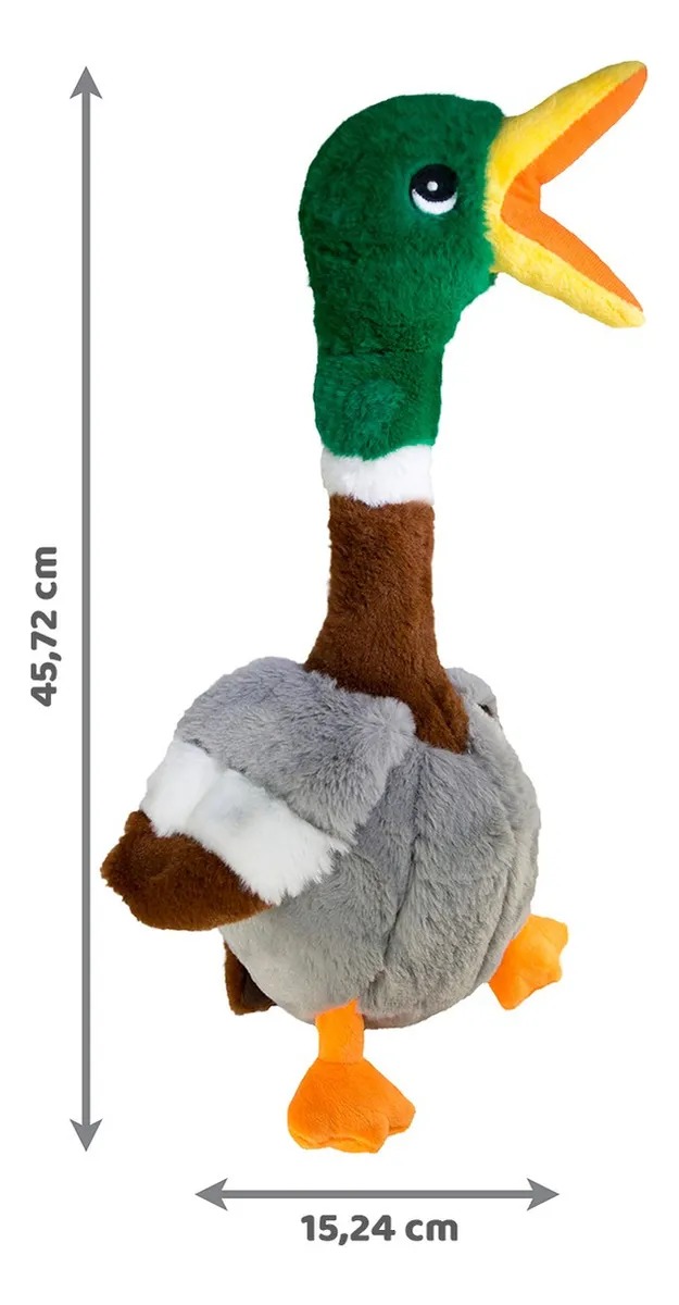 Juguete Peluche De Pato Kong Shakers Honkers Small Perros