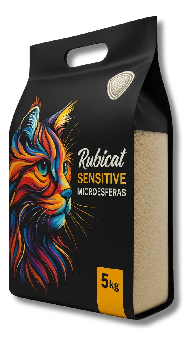 Piedritas Para Gatos Aglomerantes Rubicat Sensitive Microesferas 5kg