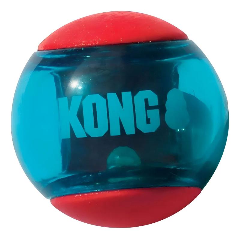 Juguete Pelotas Squezz Action X3u Rojo Y Azul Medium Perros