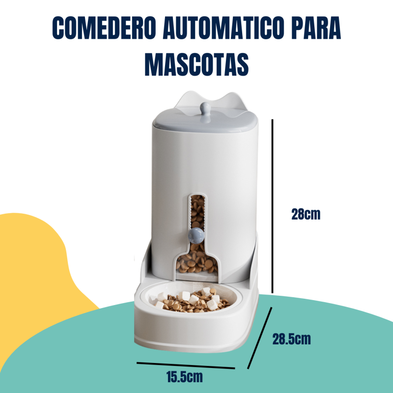 Dispenser Comedero Automatico 3,2lts Mascotas Perros