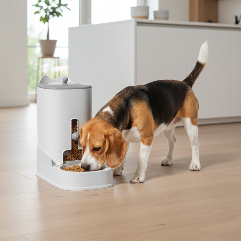 Dispenser Comedero Automatico 3,2lts Mascotas Perros