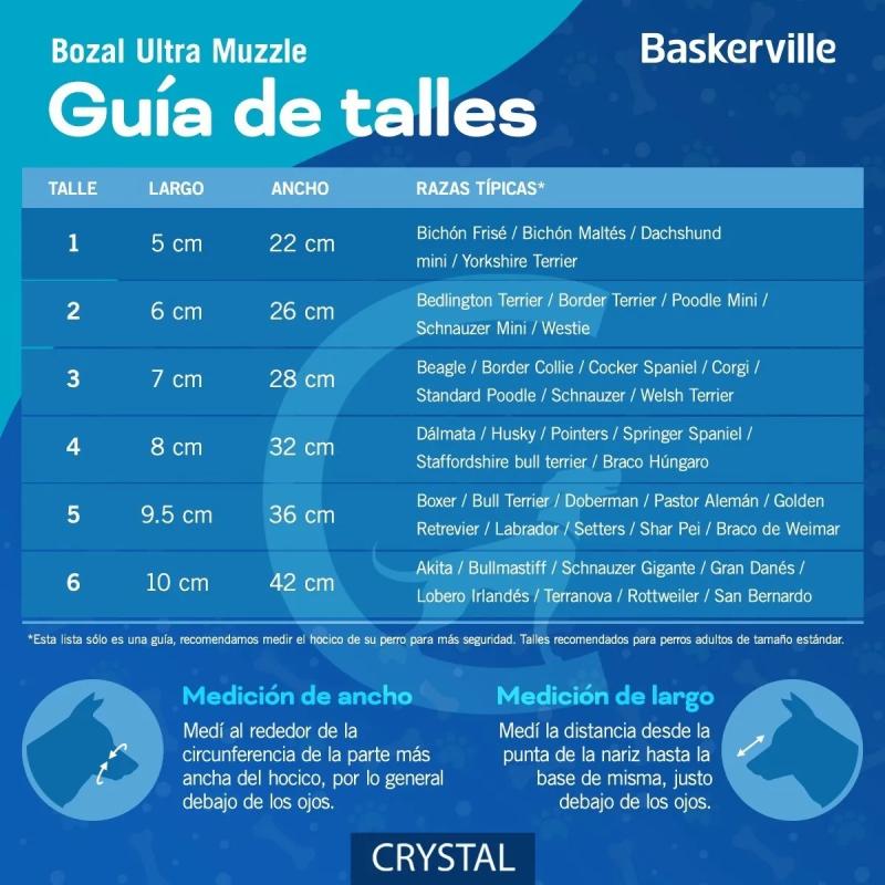 Bozal Ajustable Baskerville Ultra Muzzle Perro Talle 2