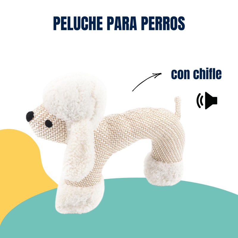 Juguete Peluche Para Perros Suave Diseños Animales Mascotas