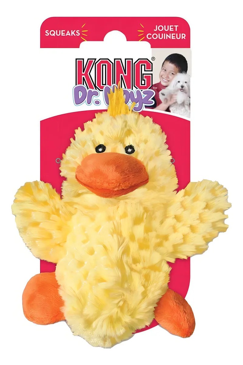 Juguete Peluche Dr Noyz Duck Pato Small Kong Mascotas Perro