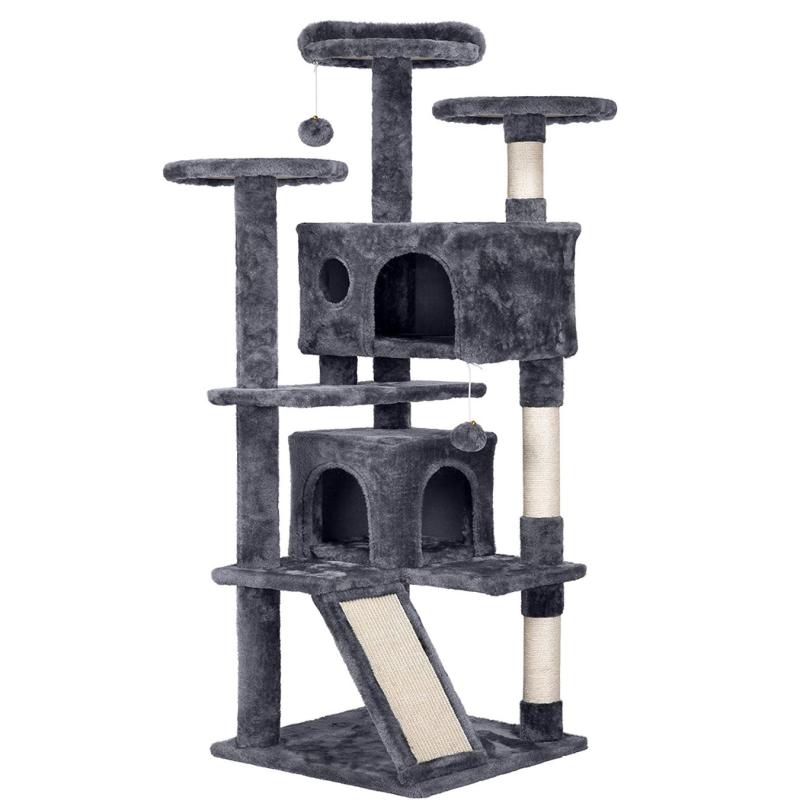 Rascador Gimansio Felpa Siames Torre Hong Kong Para Gatos