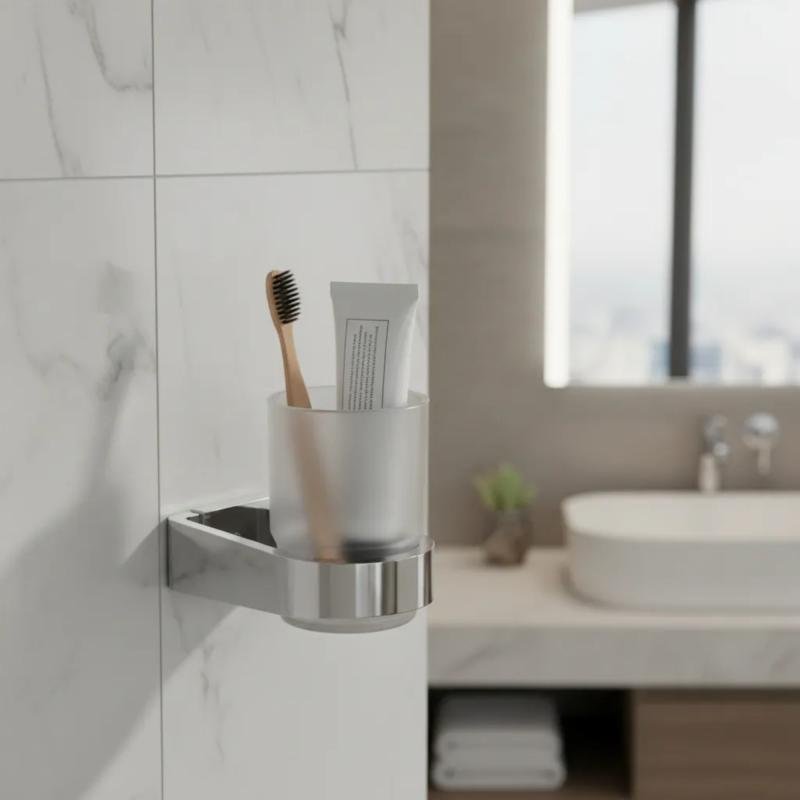 Porta Cepillo Fv Armonía 0169/M8 Plateado Cromo